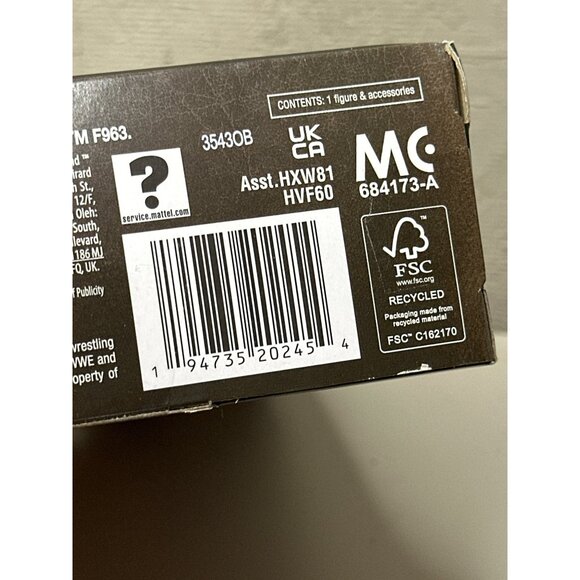 WWE Legends Captain Lou Albano Action Figure Series 22 by Mattel 8-Inch Poseable - Picture 4 of 4